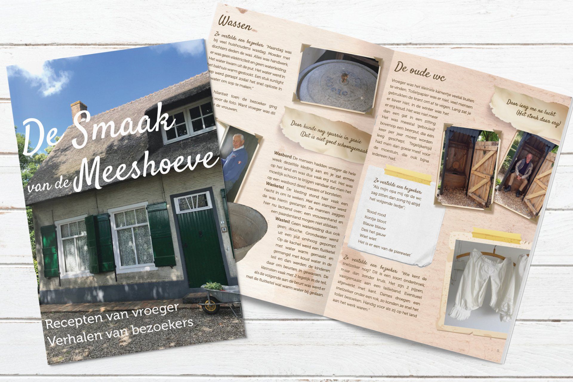 Vormgeving boekje de Meeshoeve Surplus