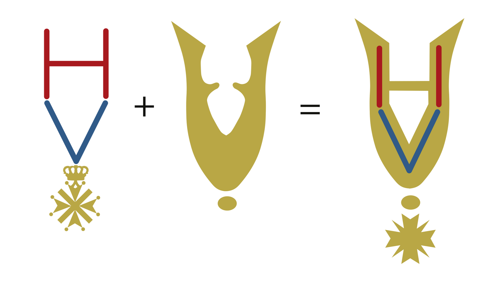 Een logo voor bosvenne met een huis en een rivier op de achtergrond.