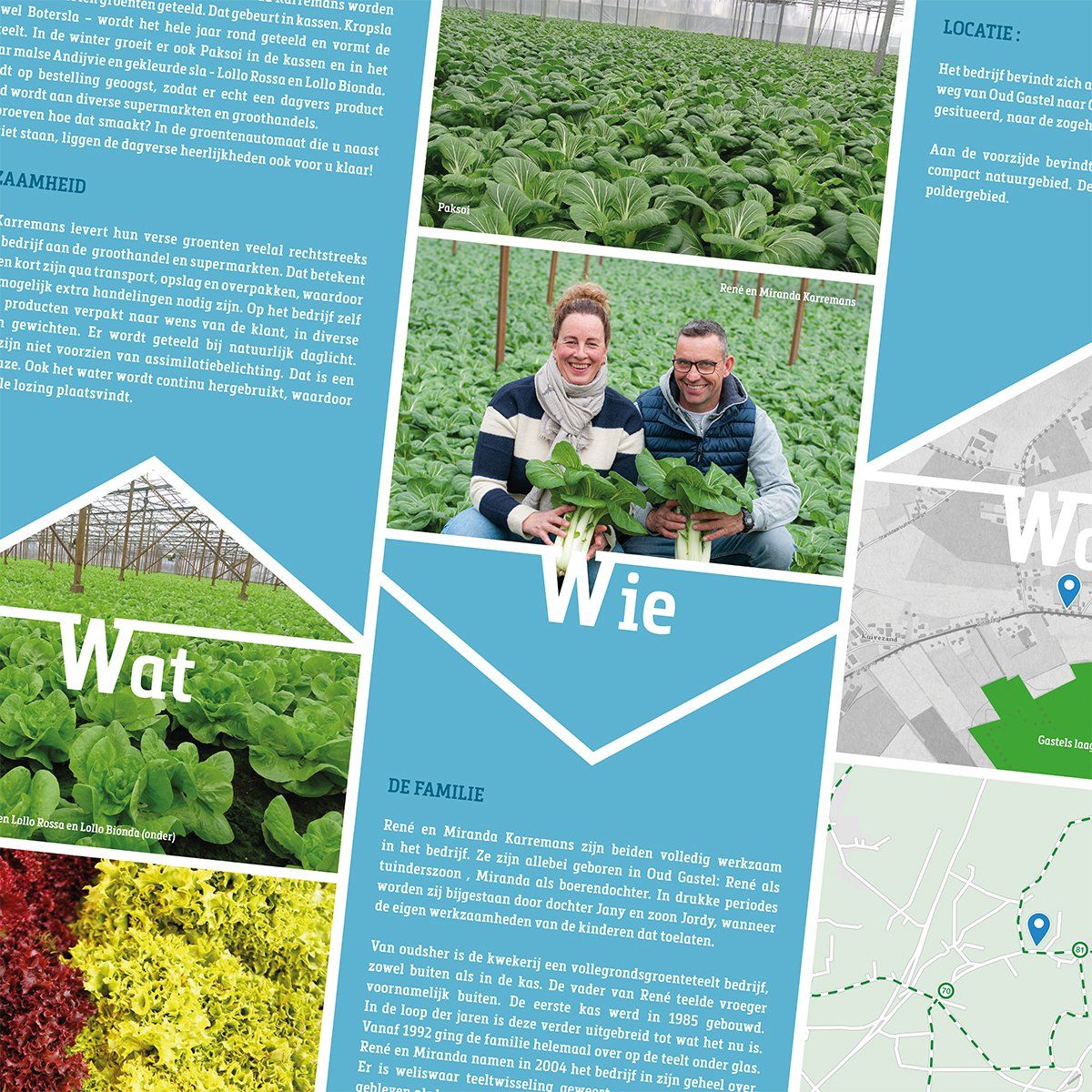 vormgeving ZLTO fietsroute borden en boekje