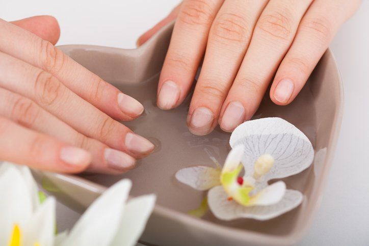 French Pedicured Hand — Greenwood Village, CO — Beau Visage Skin Care & Spa