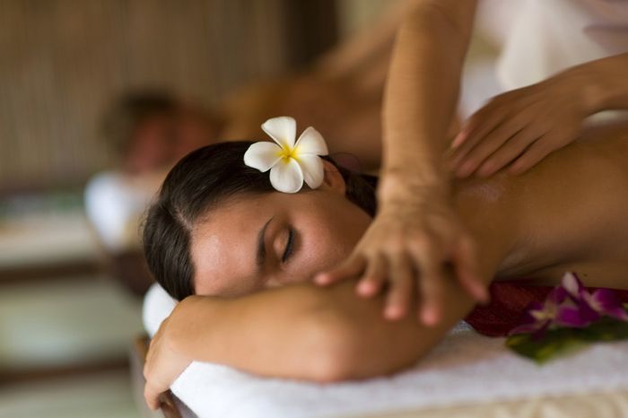 Lady Having Massage Therapy — Greenwood Village, CO — Beau Visage Skin Care & Spa