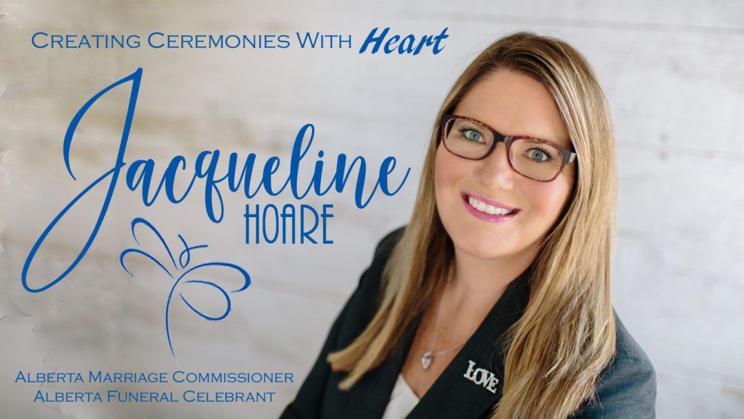 Jacqueline Hoare, Alberta Marriage Commissioner