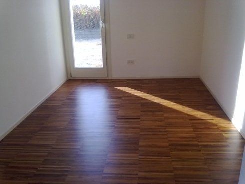 Pavimento in legno dopo lucidatura