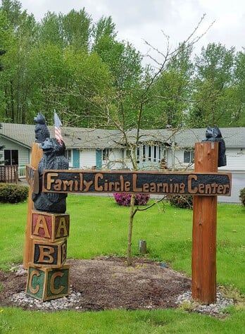 Family Circle Learning Center Sign – Care Center in Renton, WA
