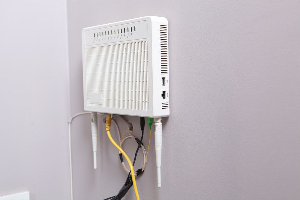 WhiTe Fiber Optic Network Box Mounted — Flexicoms Communications in Ingham, QLD