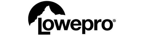 Lowepro logo call to action button that shows the Lowepro logotype