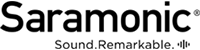Saramonic logo call to action button that shows the Saramonic logo