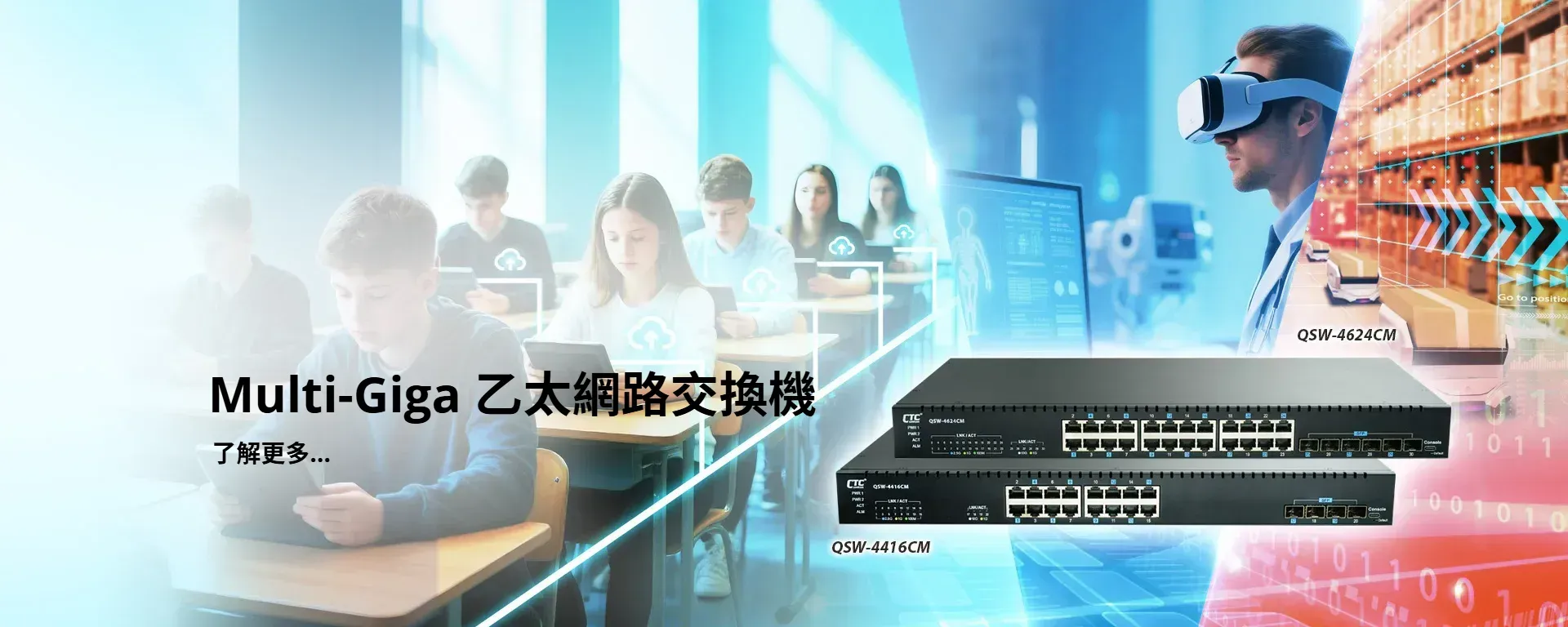 Multi-Giga 乙太網路交換機