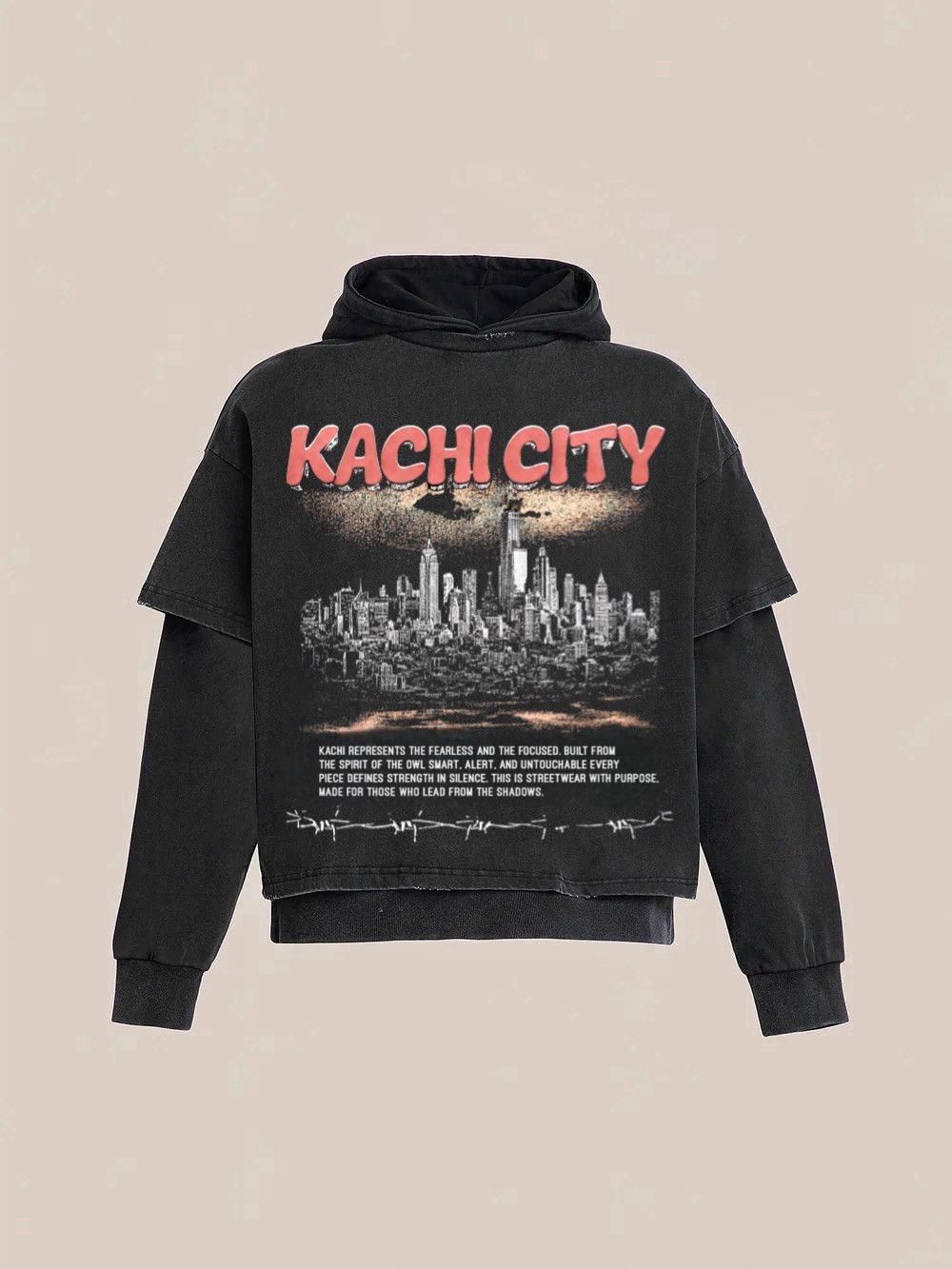 KACHI CITY  2 IN 1 HOODIE