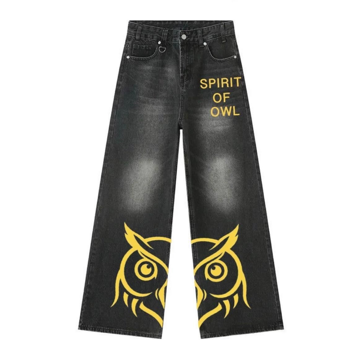 THE OWL SEASON CUSTOMISED JEANS TROUSER