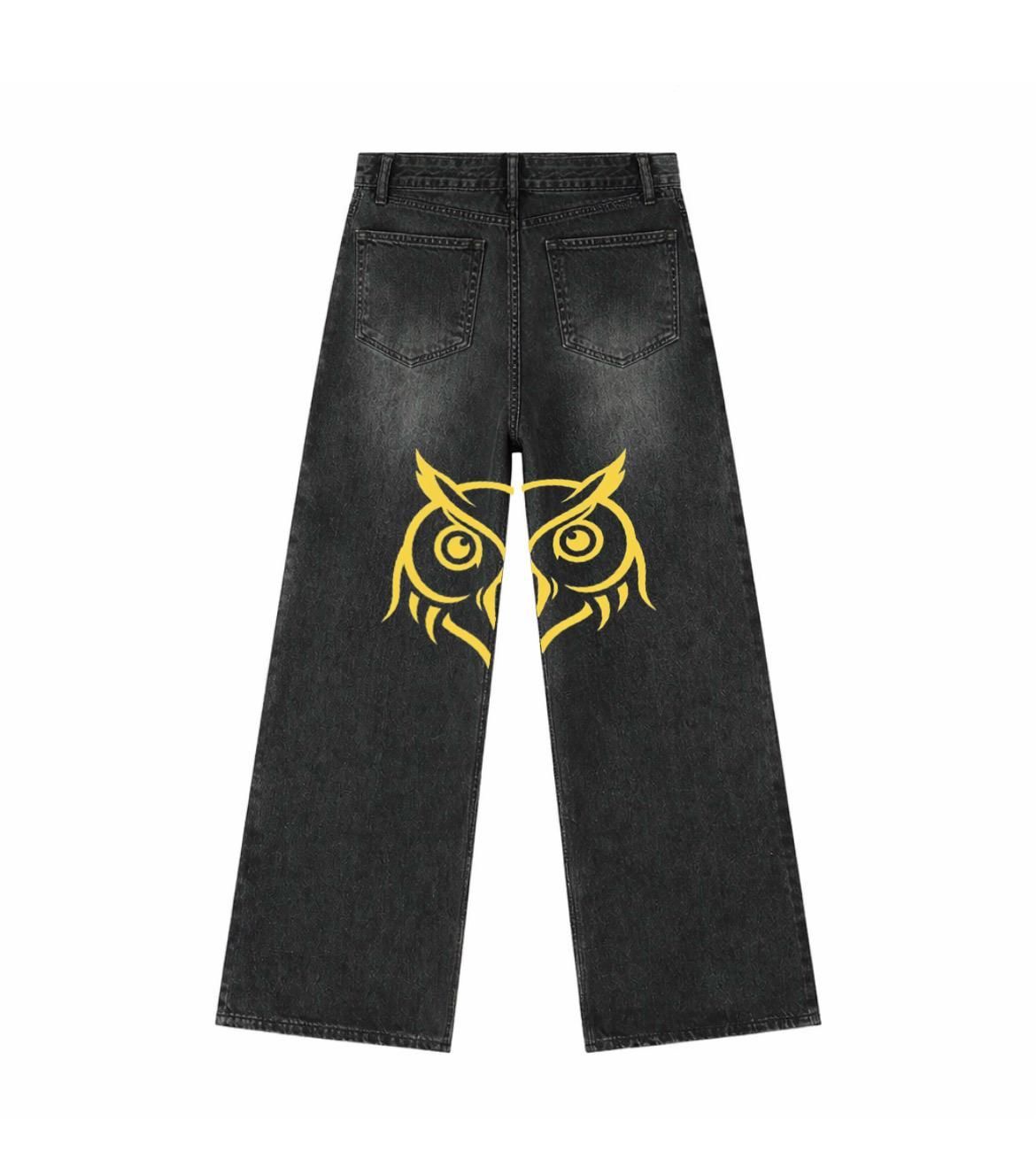 THE OWL SEASON CUSTOMISED JEANS TROUSER