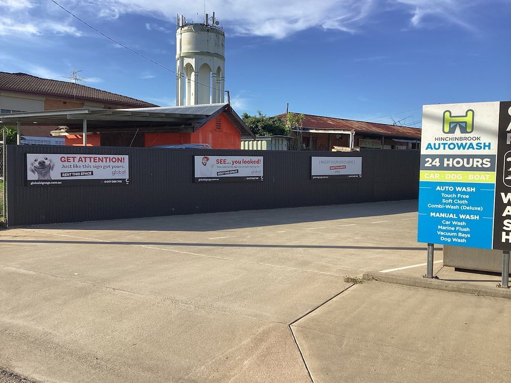 A Car Wash With a Sign That Says 24 Hours — Global Signage In Ingham, QLD