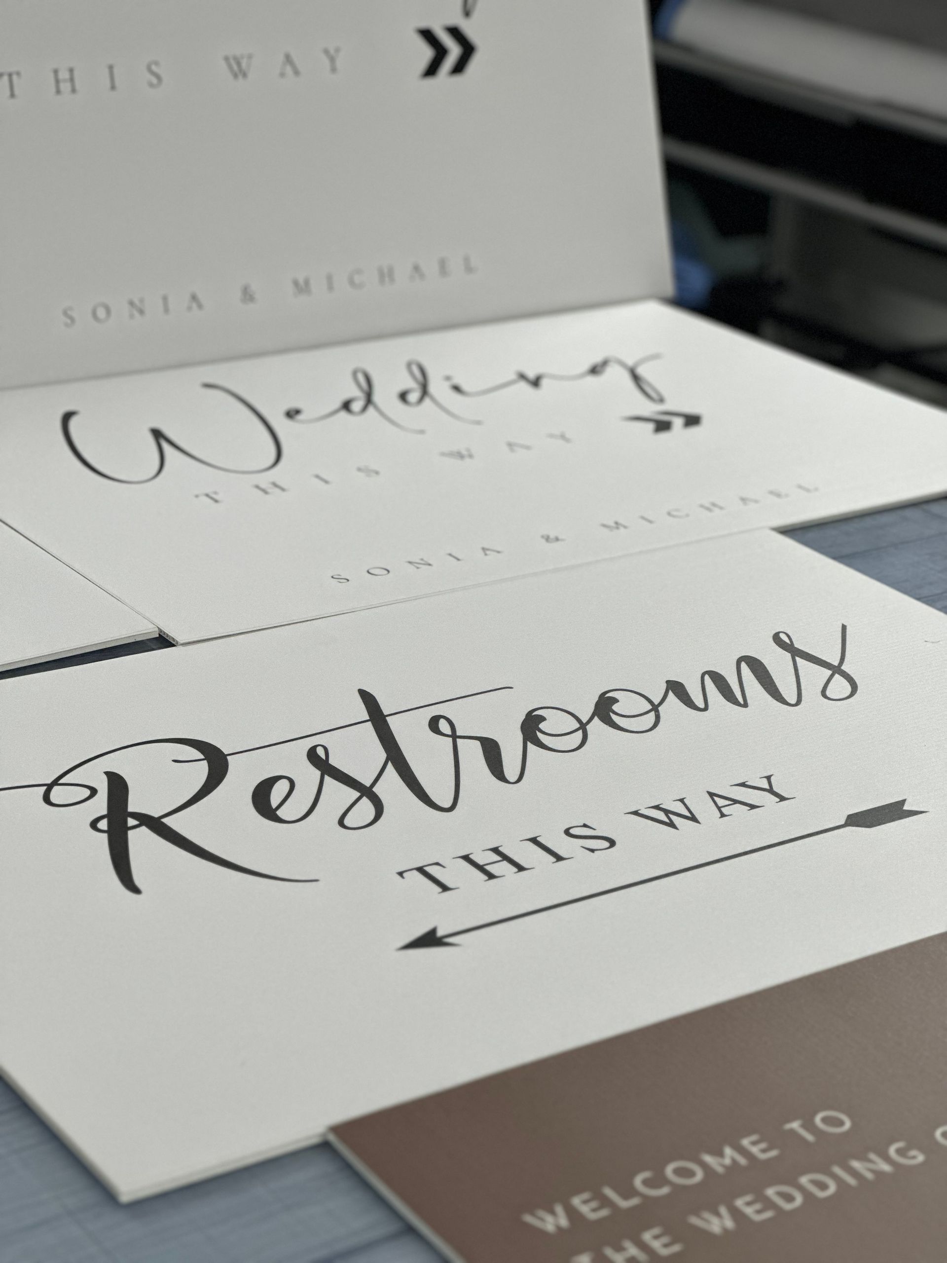 The word restrooms that is on a piece of paper — Global Signage In Ingham, QLD