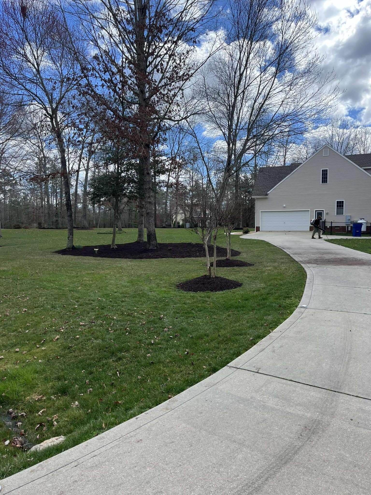 landscape design, shrub planting, mulching in chesterfield va