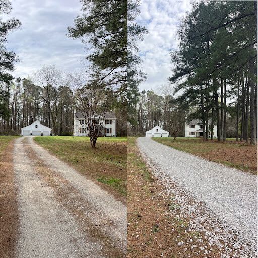 lawn care chesterfield va, gravel driveways