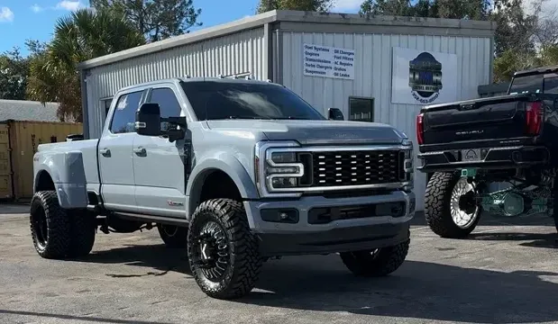 Silver Truck | DMR Diesel Repair, Inc