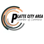 The logo for the latte city area chamber of commerce.