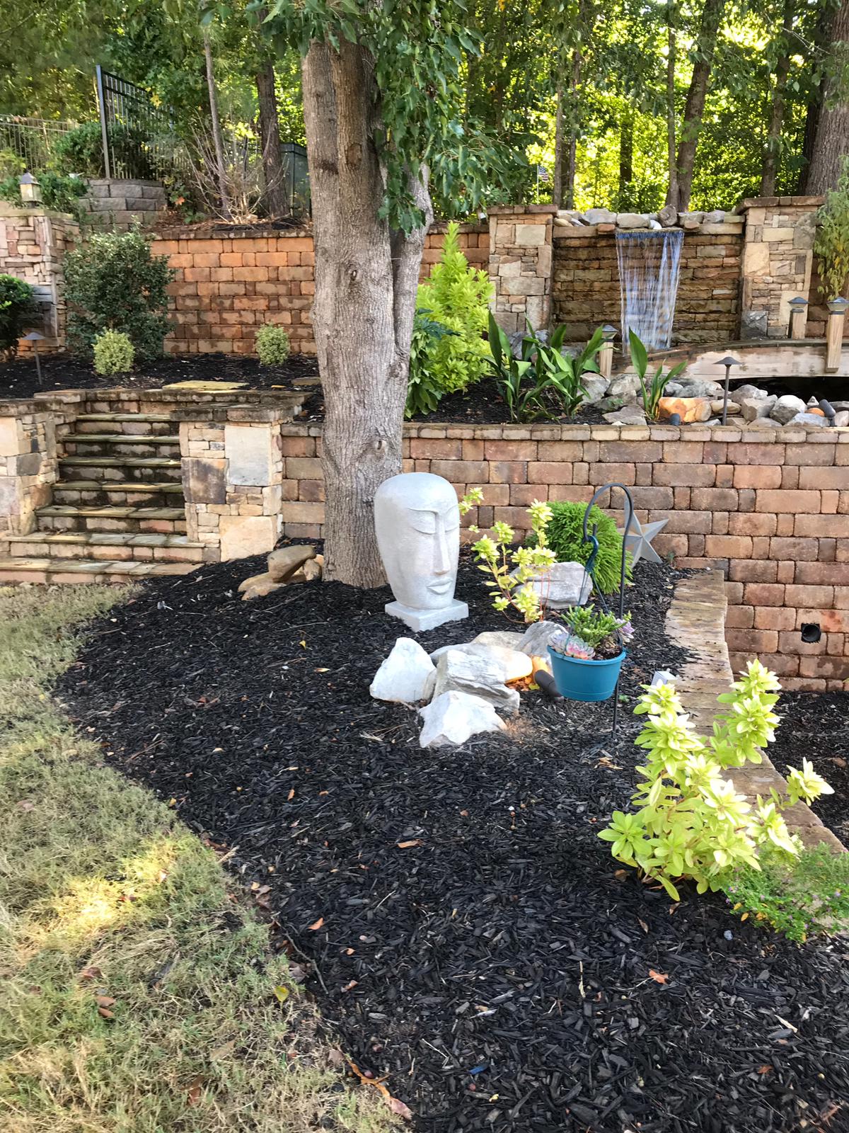 Garden Head Decor — Dawsonville, GA — Dixie Landscapes