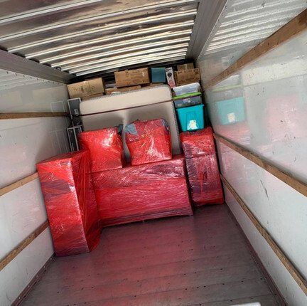 Furniture Inside the Truck — Denver, CO — RnB Movers LLC