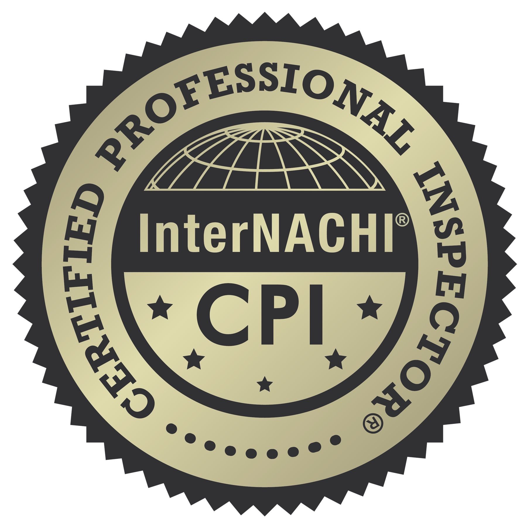 A seal that says professional inspector on it