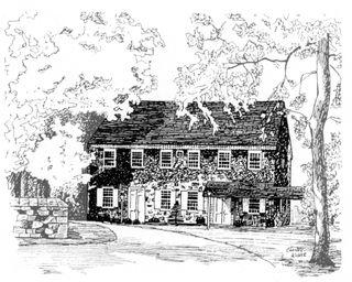 Silver Spring Presbyterian Church Meeting House sketch