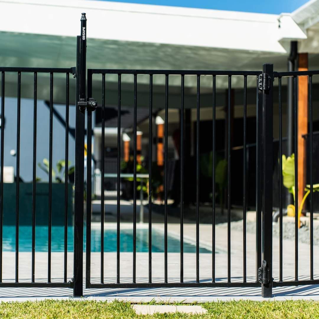 Top View of Pool with Glass Fence — Local Glaziers in Eton, QLD