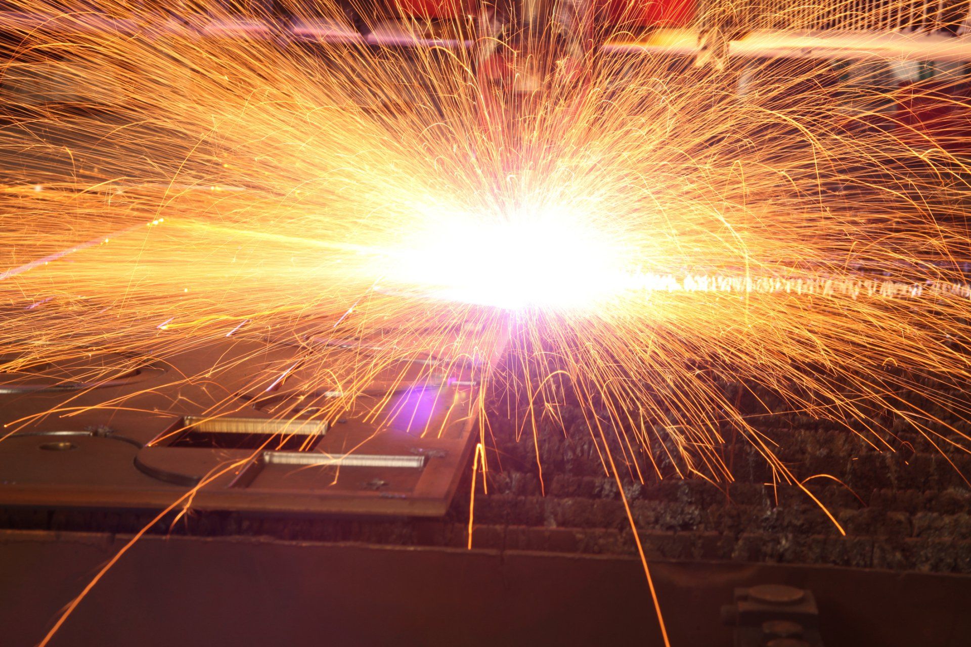 Electron Beam Welding Machine Sparks — Houston, TX — Electron Beam Technology, Inc.