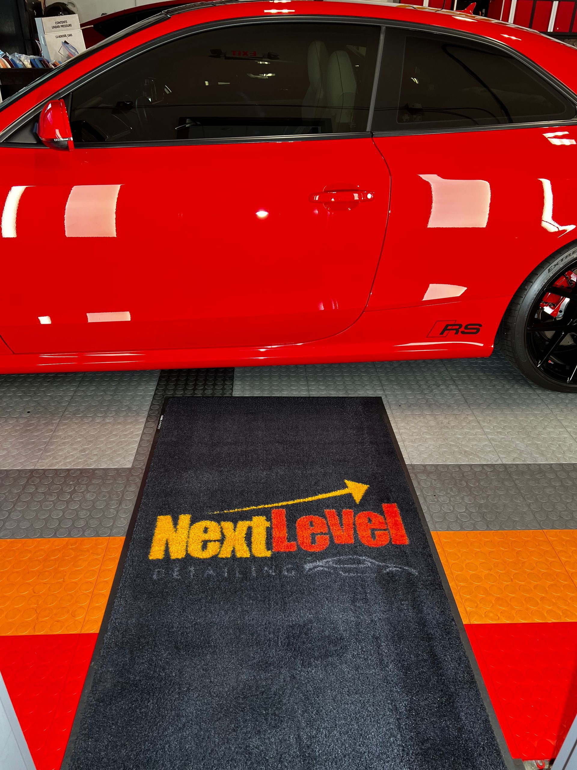 BEAUTIFUL CERAMIC COATED RED AUDI
