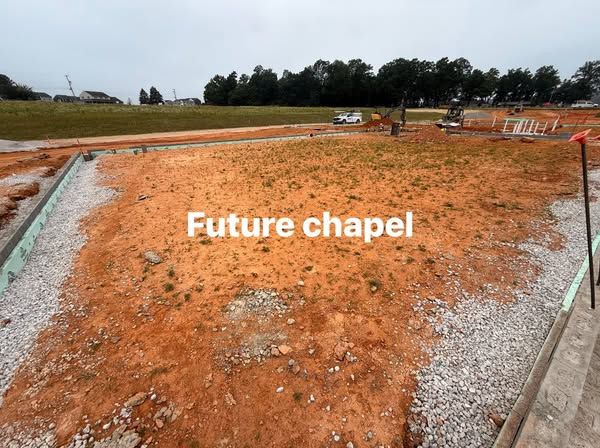 Construction site marked