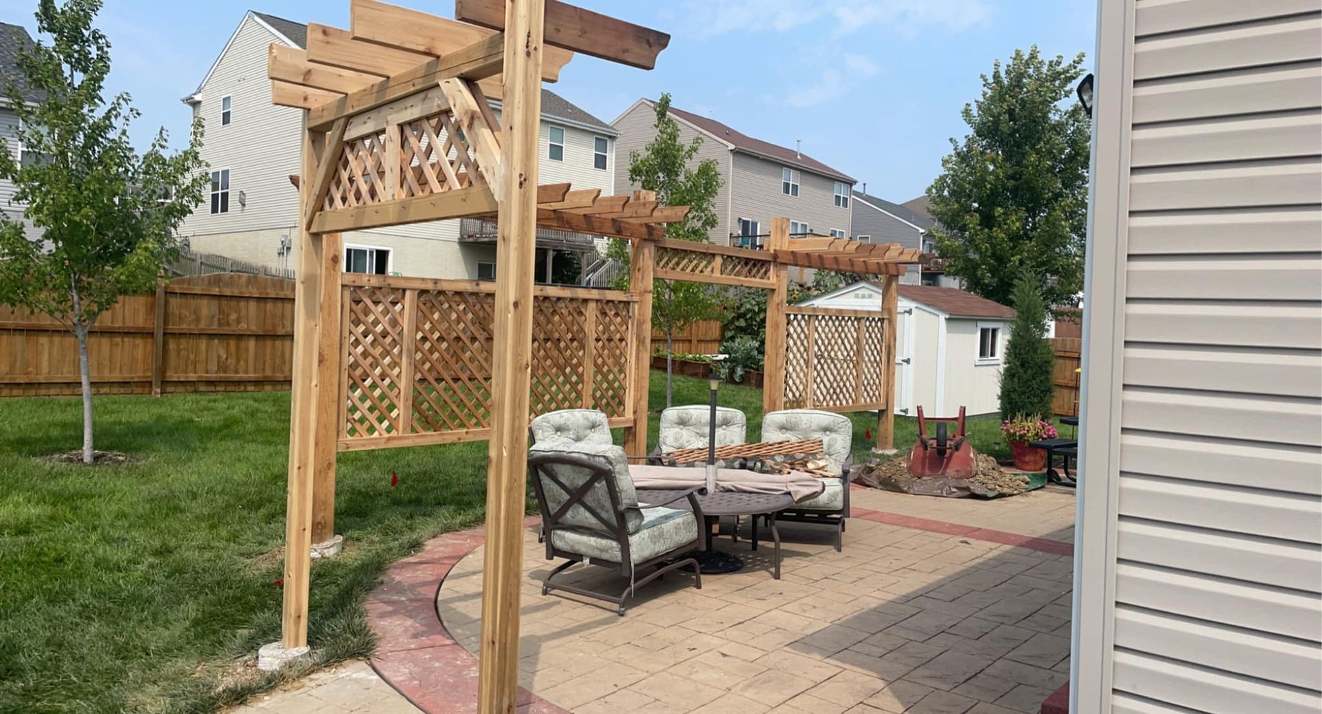 Beautiful Pergola Installated — Yutan, NE — BarnBros Contracting LLC