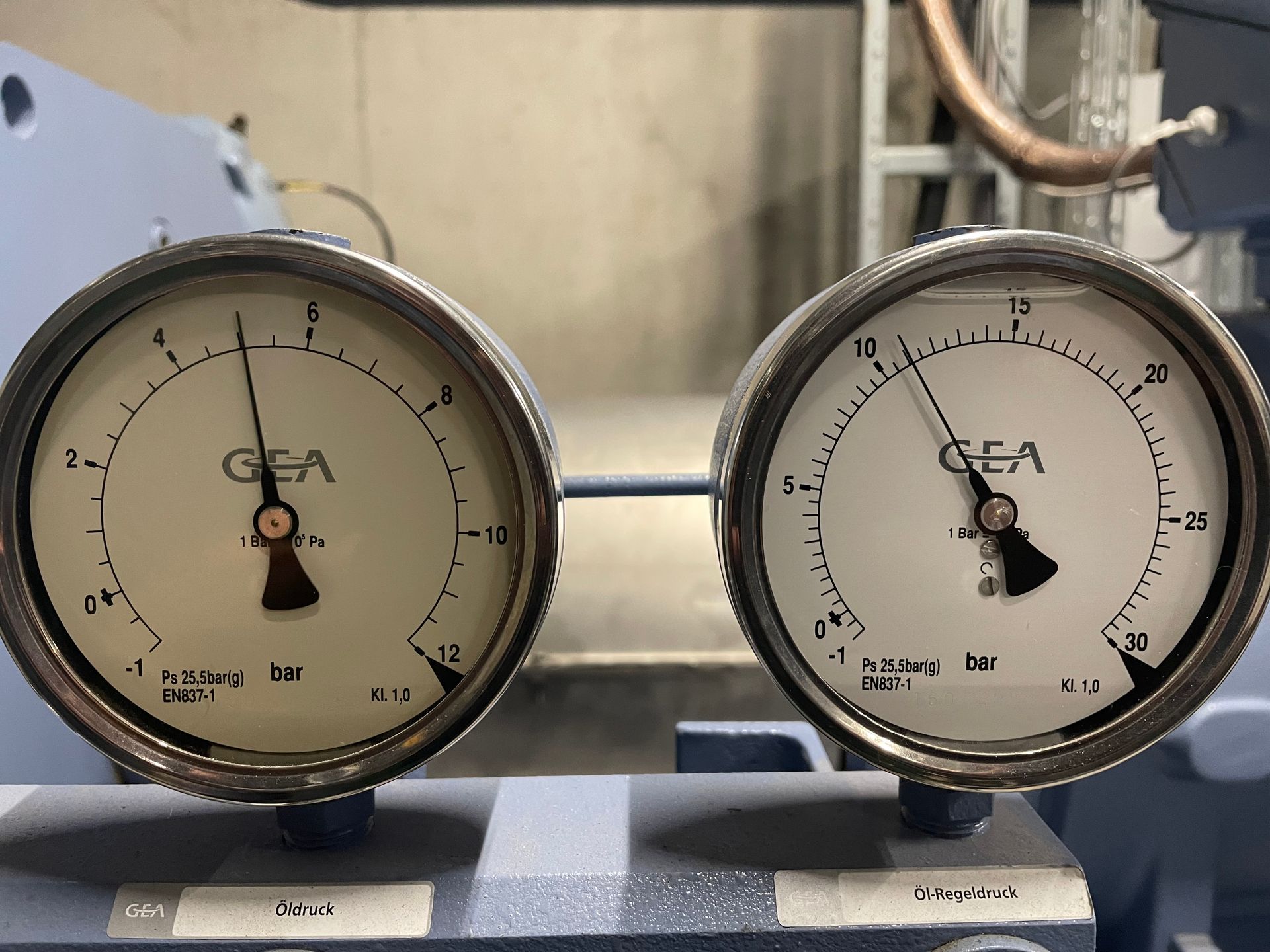 Betriebsparameter NH3-Kolbenverdichter
