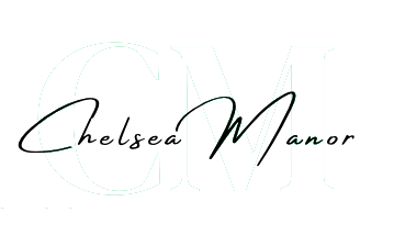 Chelsea Manor White Logo - Footer