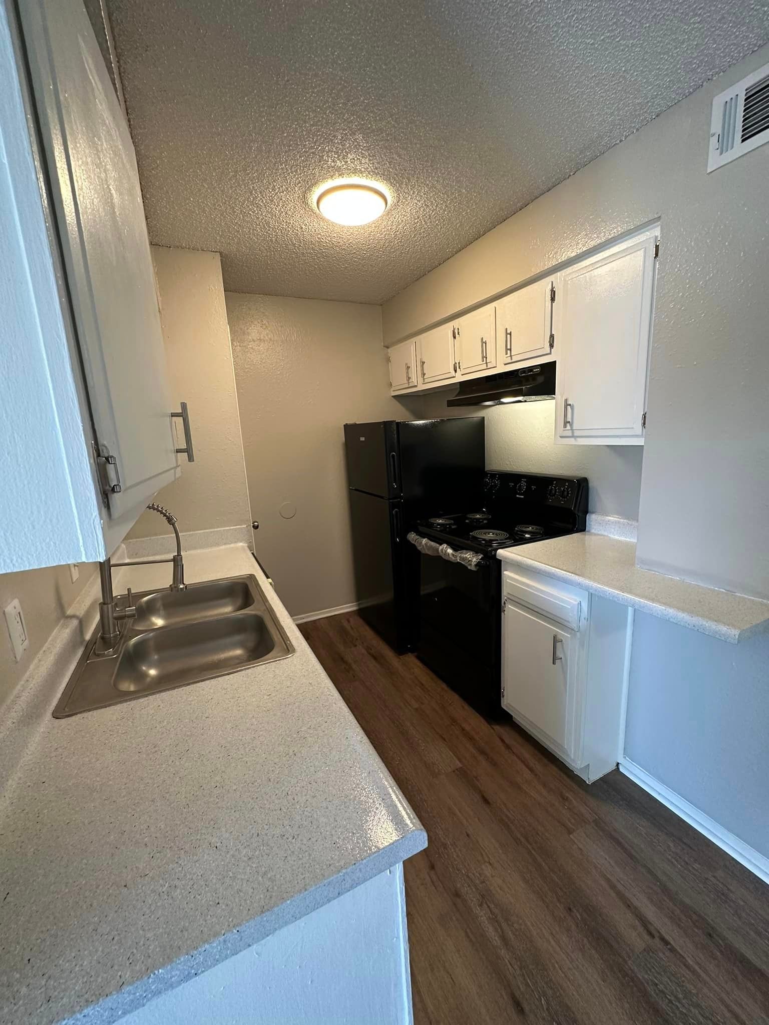 interior apartment kitchen area
