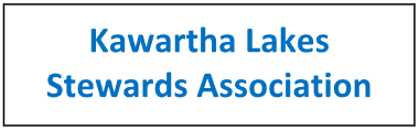 A logo for the kawartha lakes stewards association