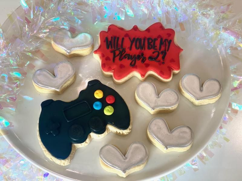 xbox player 2 valentine's cookies