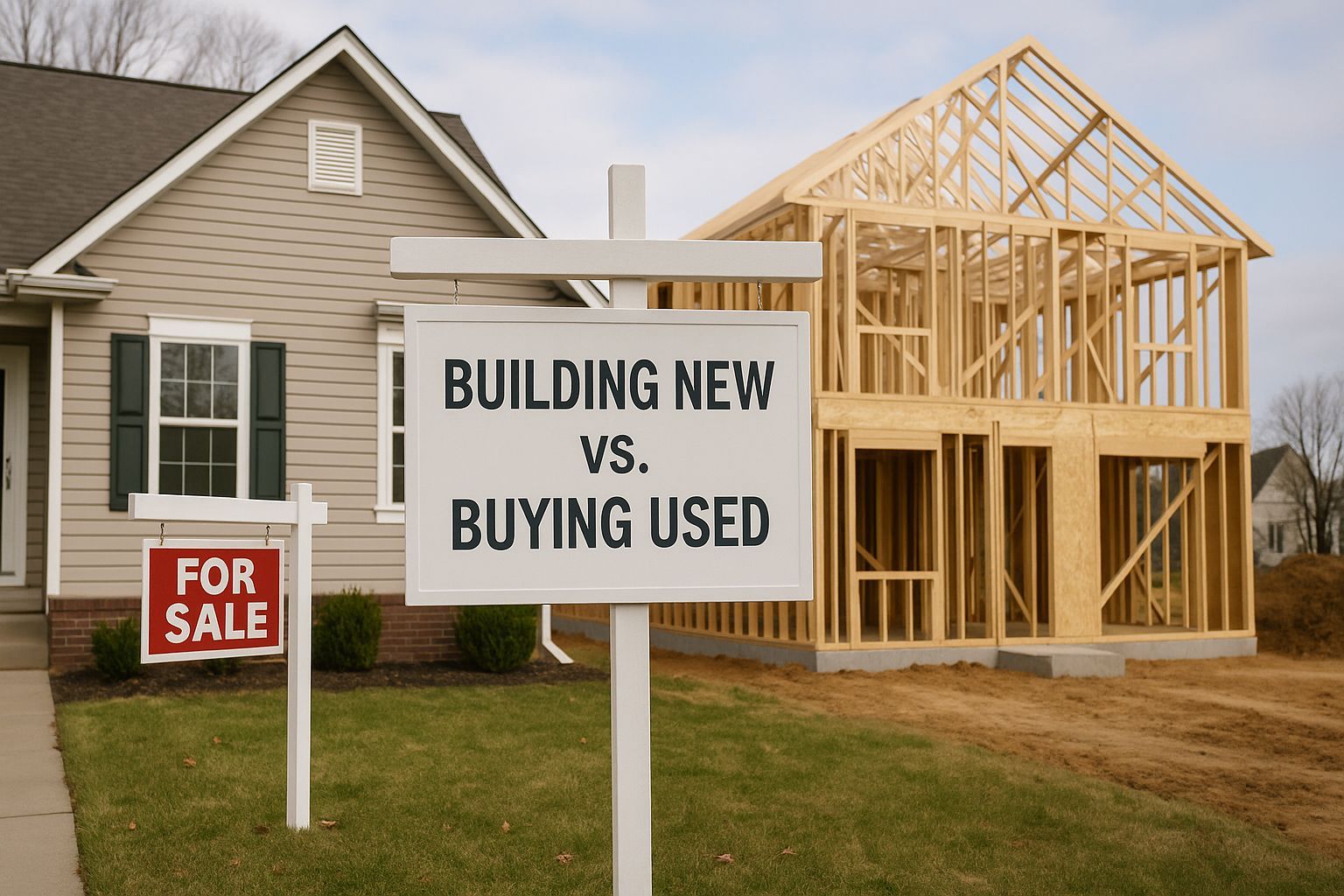 Building a new home vs. buying used