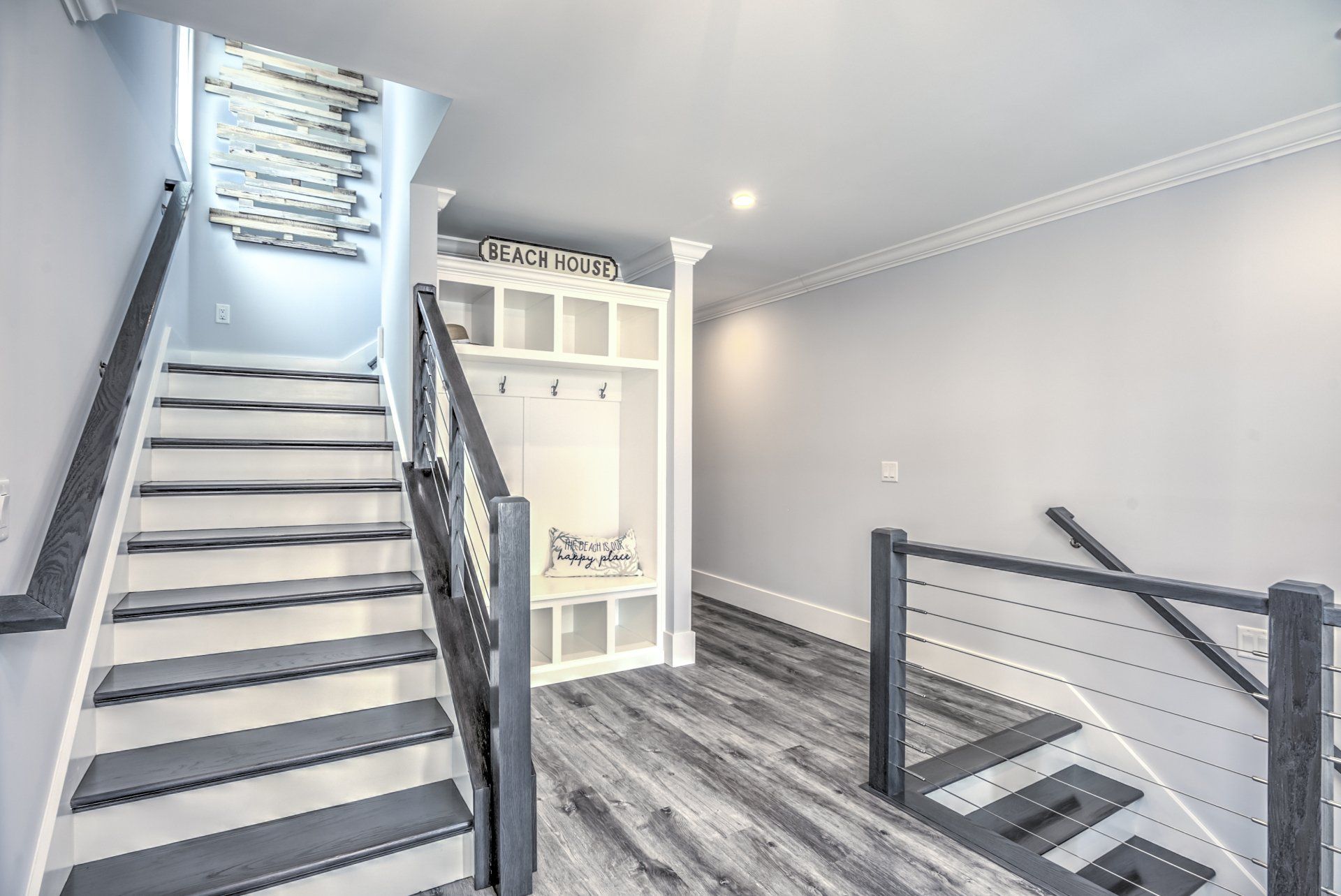 Entry with stairs | Interiors | Bay to Beach Builders | Greenwood, DE 19950