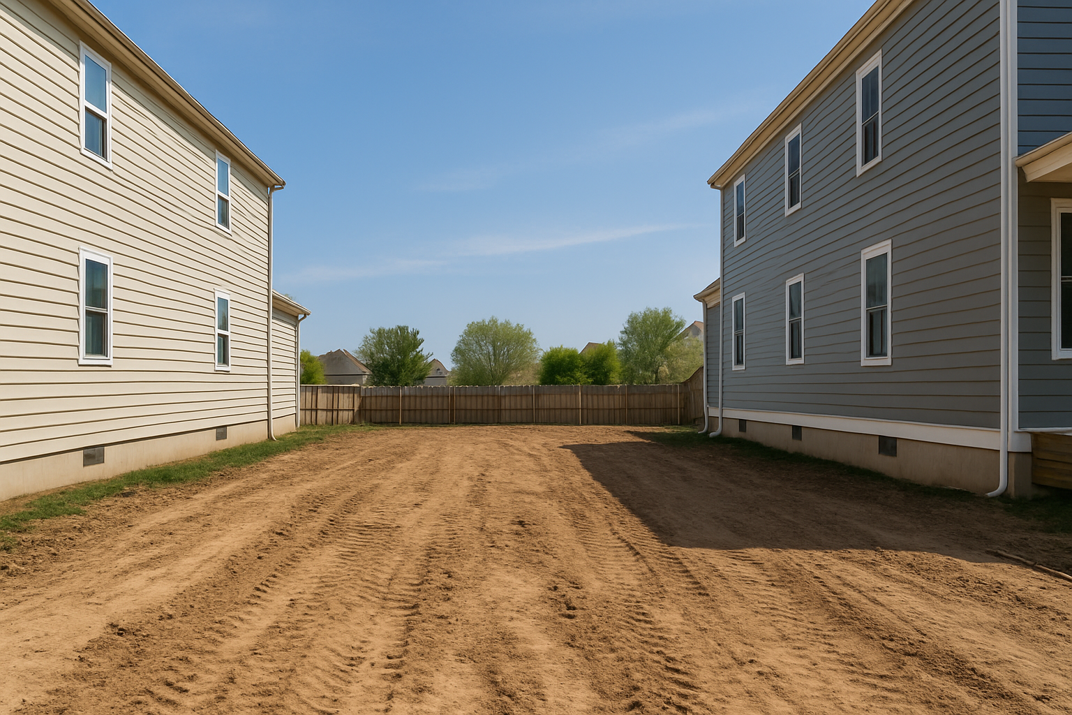 narrow lot for a custom home