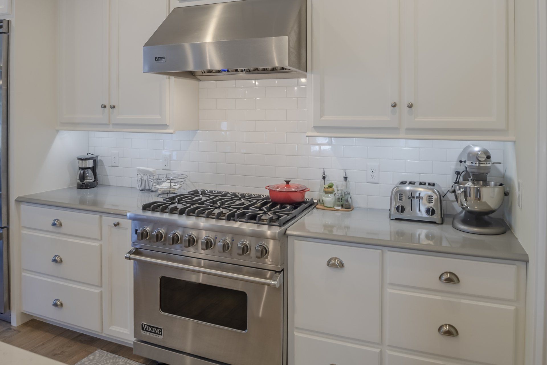 Spacious kitchen with white cabinets | Bay to Beach Builders | Greenwood, DE 19950