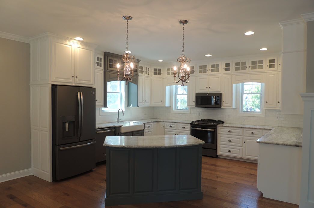 Large kitchen with island | Bay to Beach Builders | Greenwood, DE 19950