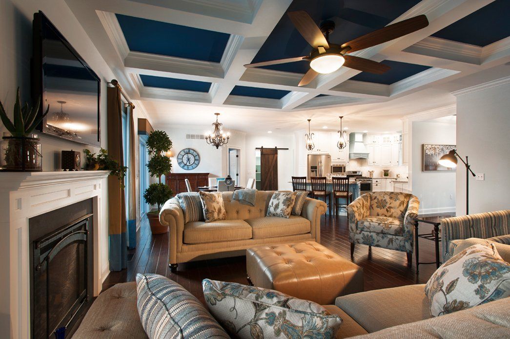 Spacious living room | Bay to Beach Builders | Greenwood, DE 19950