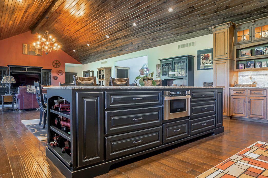 Spacious kitchen with large island | Bay to Beach Builders | Greenwood, DE 19950