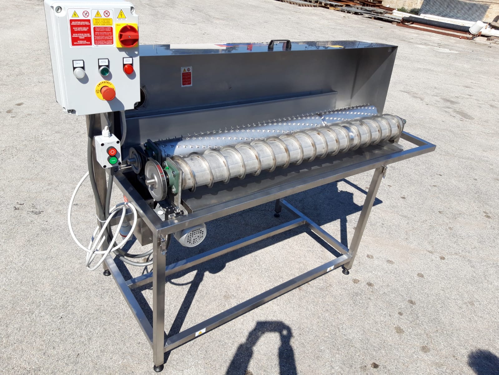 Processamento de aço inox