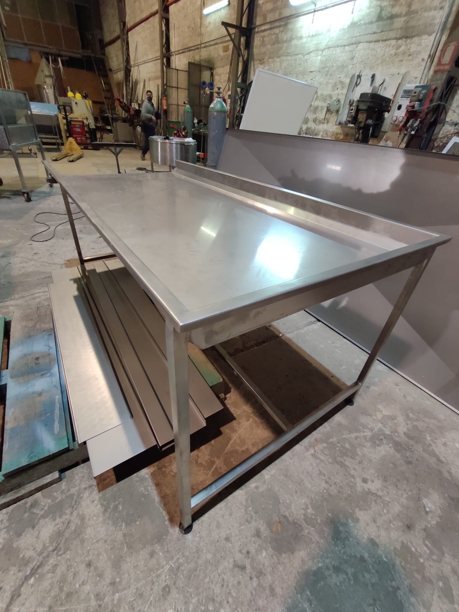 Processamento de aço inox