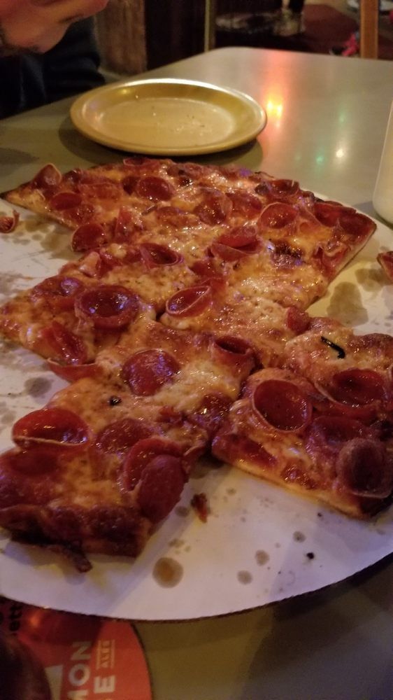 Square Cut Pizza — Columbus, OH — Plank's Cafe & Pizzeria