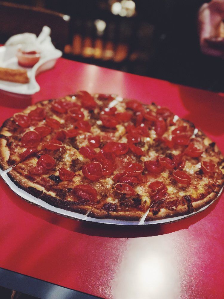 Square Cut Pepperoni Pizza — Columbus, OH — Plank's Cafe & Pizzeria
