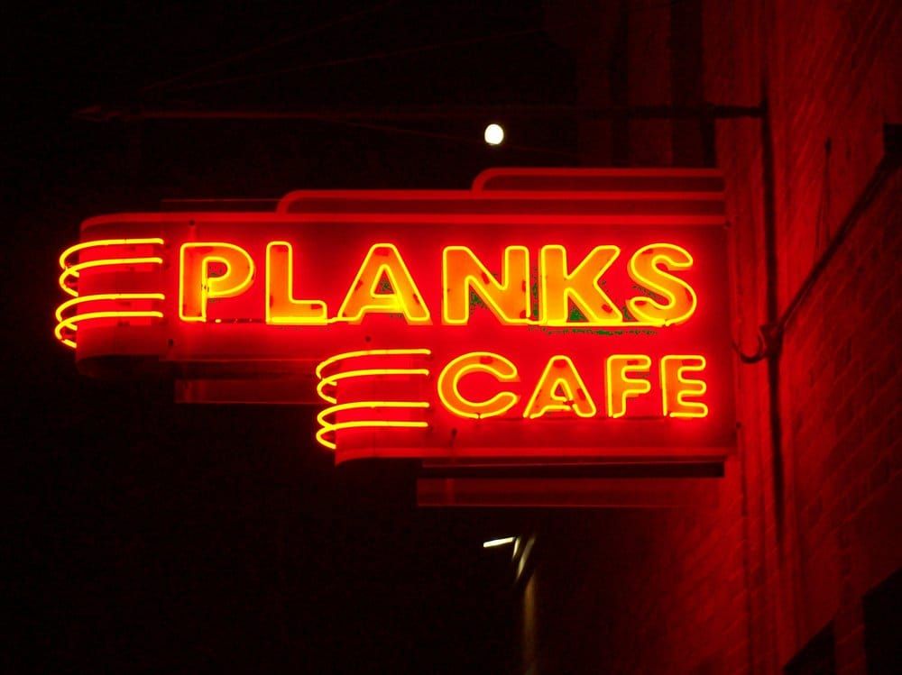 Plank's Cafe Signage — Columbus, OH — Plank's Cafe & Pizzeria