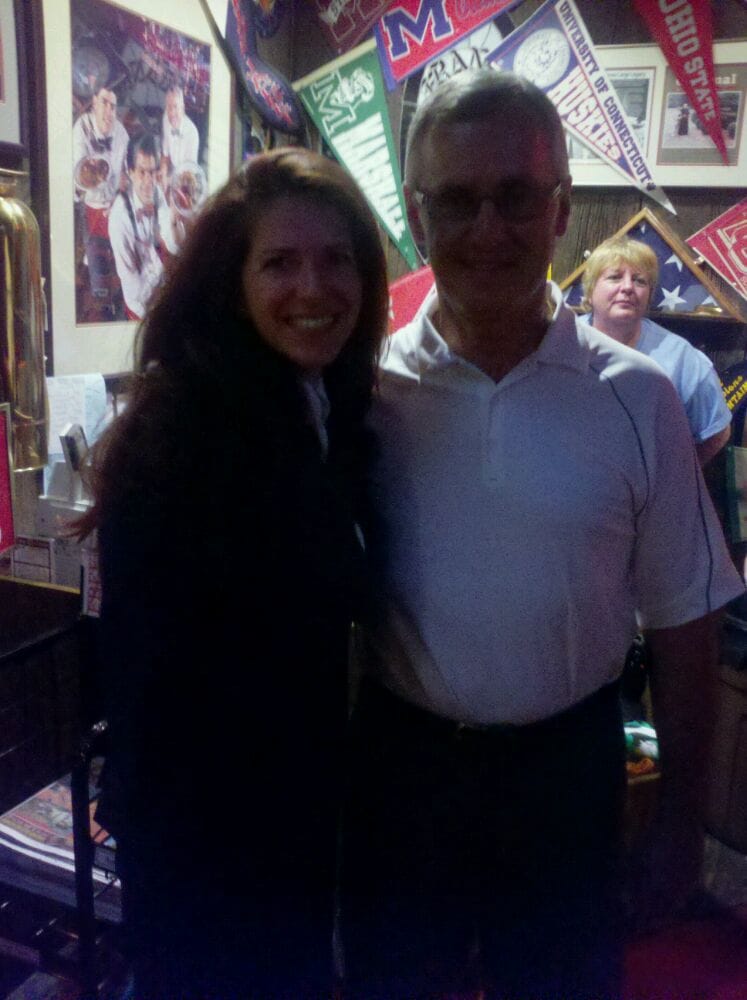 Man And Woman Smiling — Columbus, OH — Plank's Cafe & Pizzeria