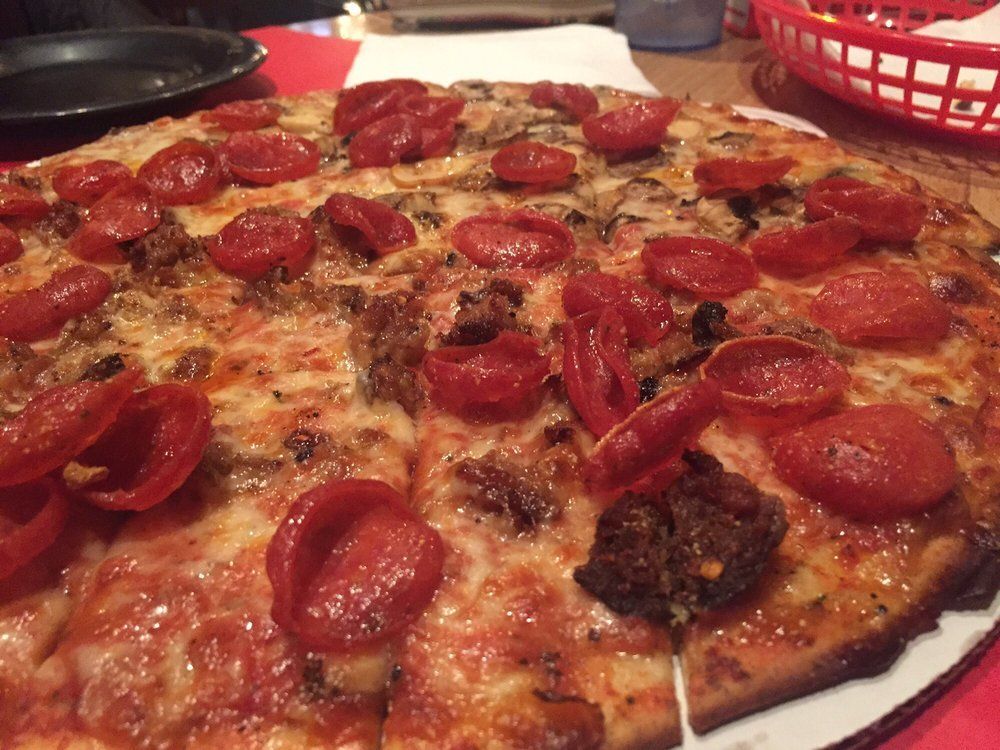 Fresh Delicious Pepperoni Pizza — Columbus, OH — Plank's Cafe & Pizzeria
