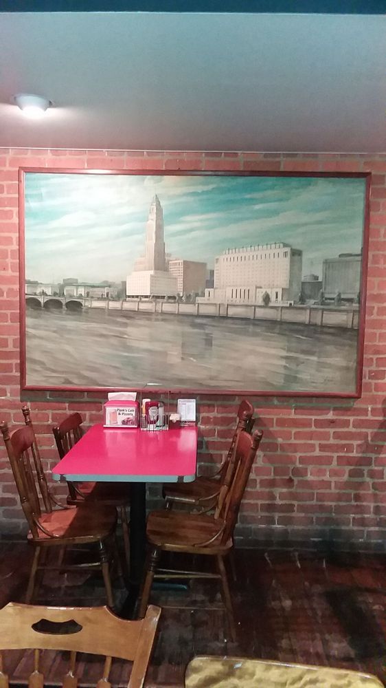 Painting On A Restaurant — Columbus, OH — Plank's Cafe & Pizzeria
